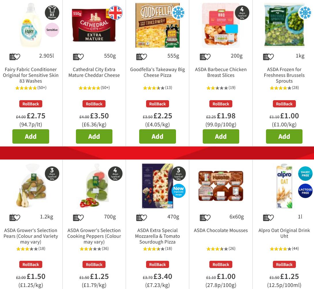 ASDA Offers from 20 November