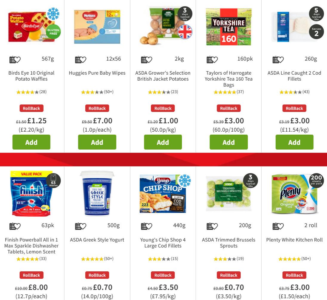 ASDA Offers from 20 November