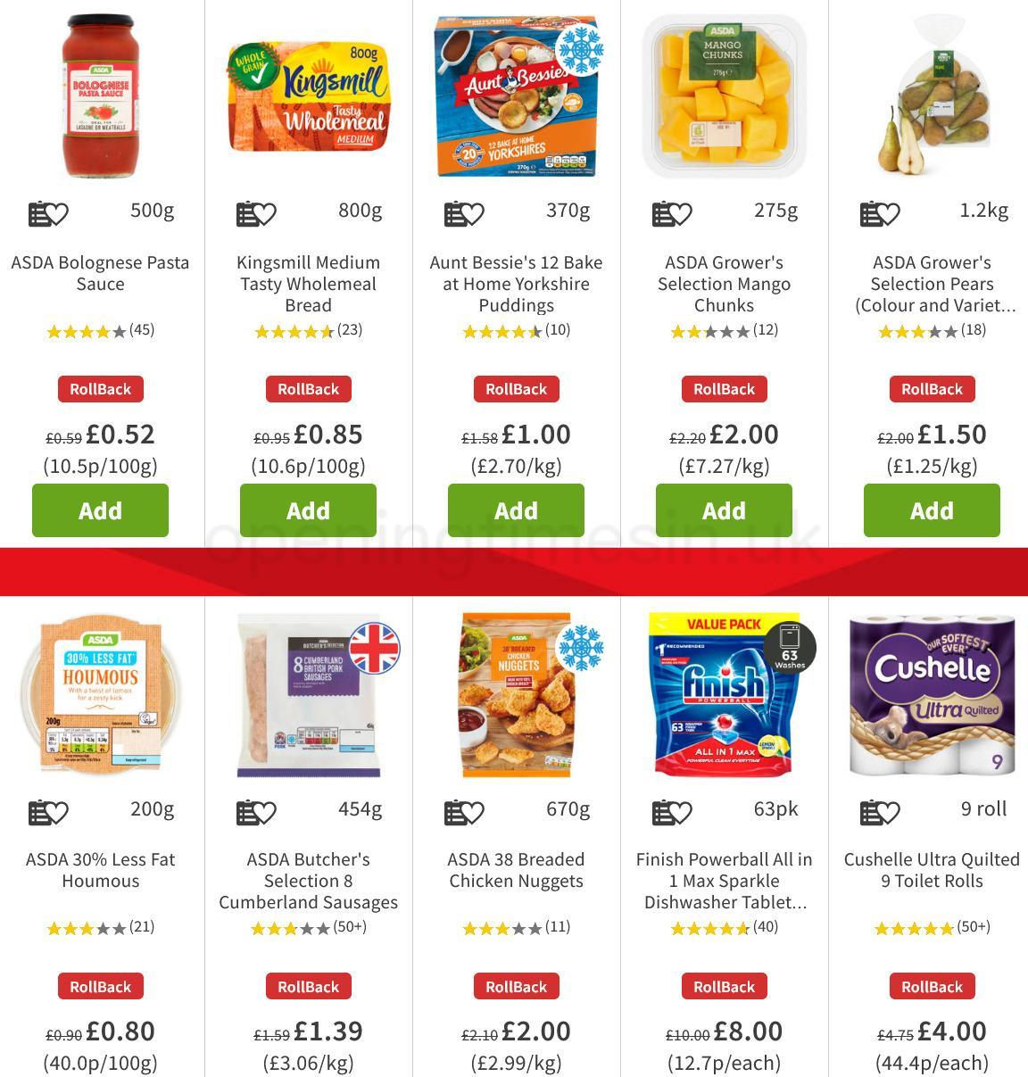 ASDA Offers from 4 December