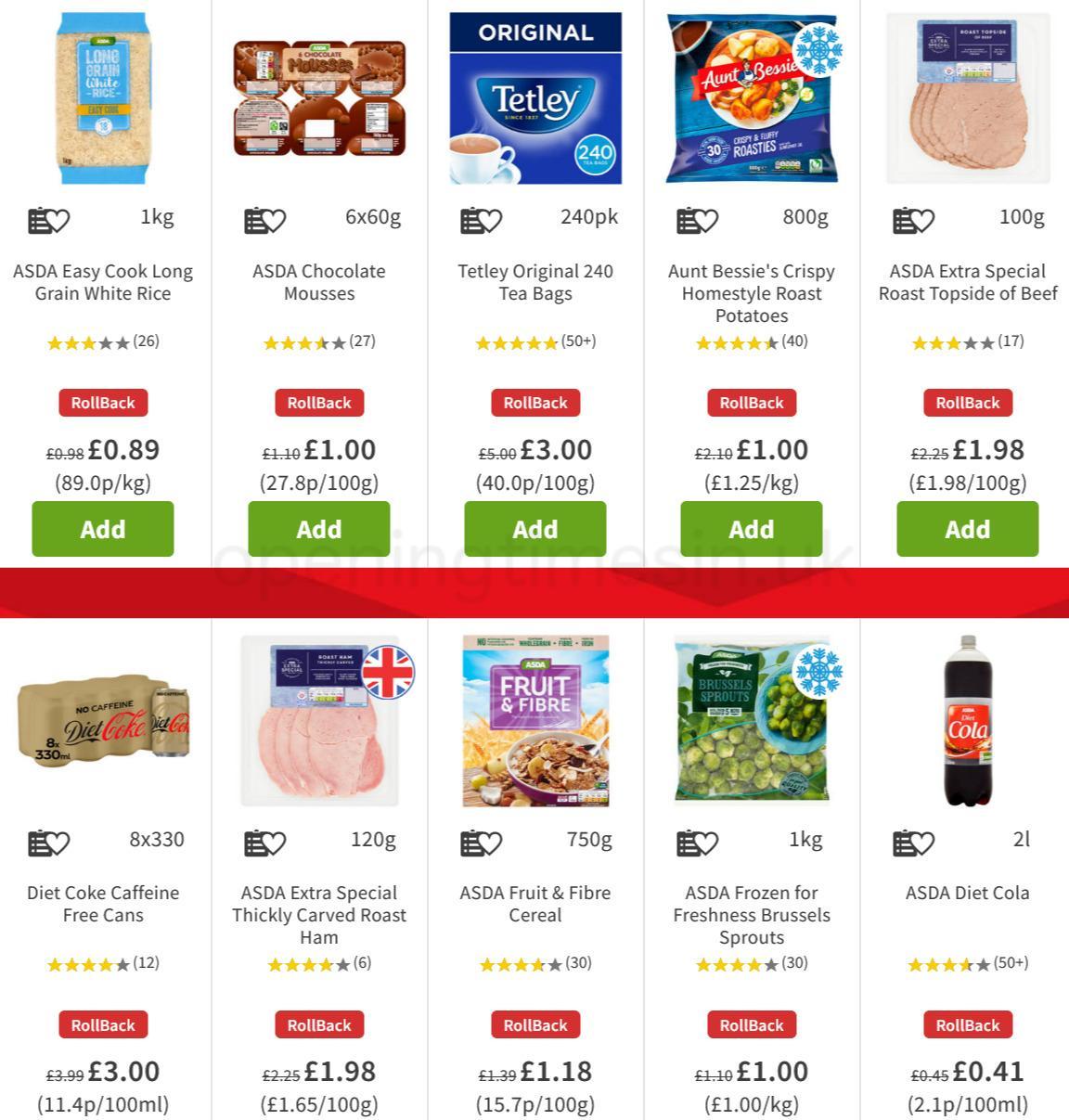 ASDA Offers from 4 December