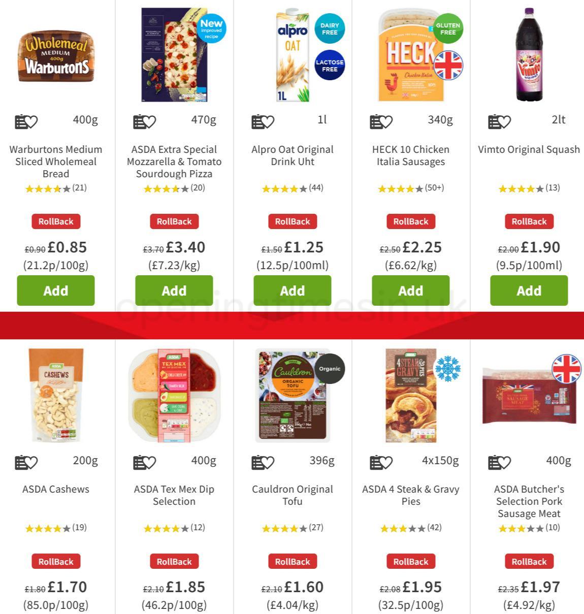 ASDA Offers from 4 December