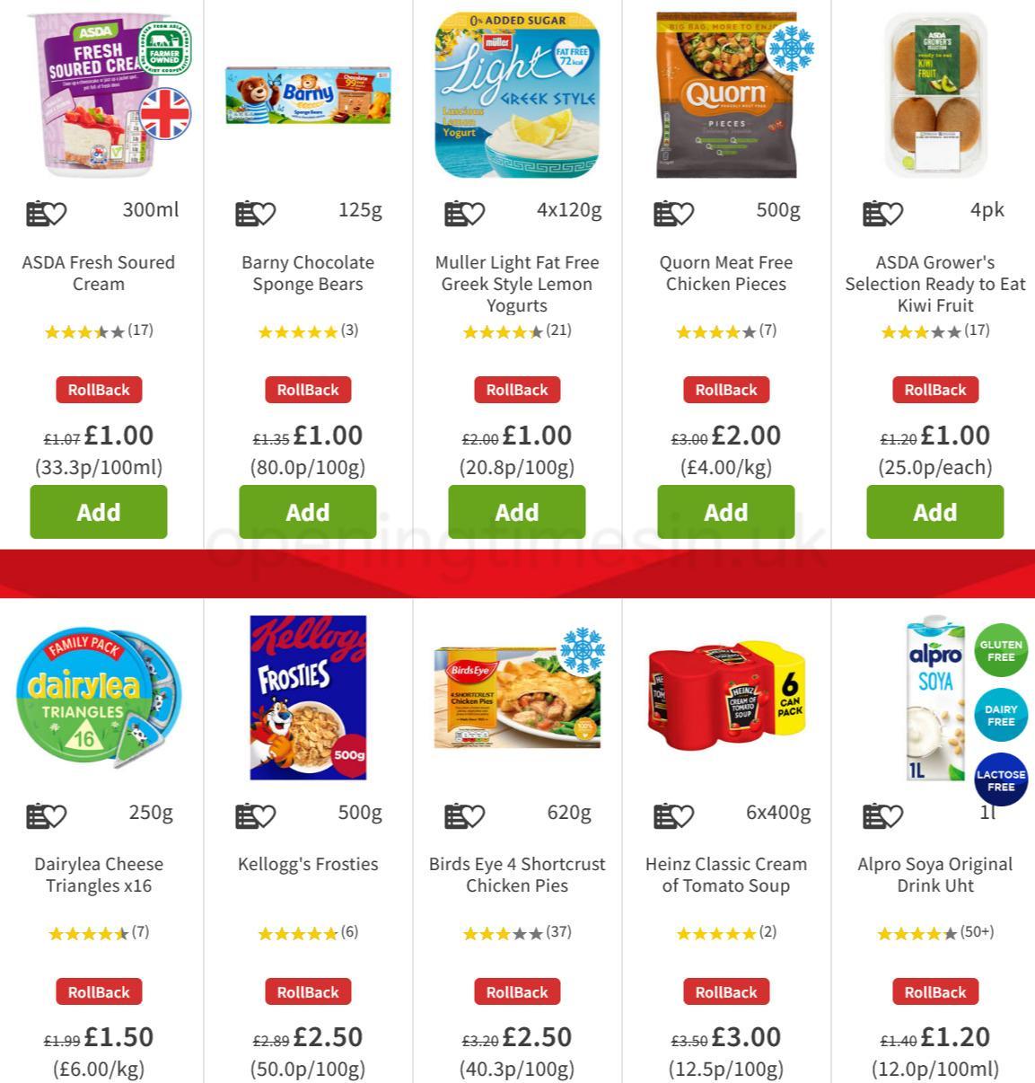 ASDA Offers from 4 December