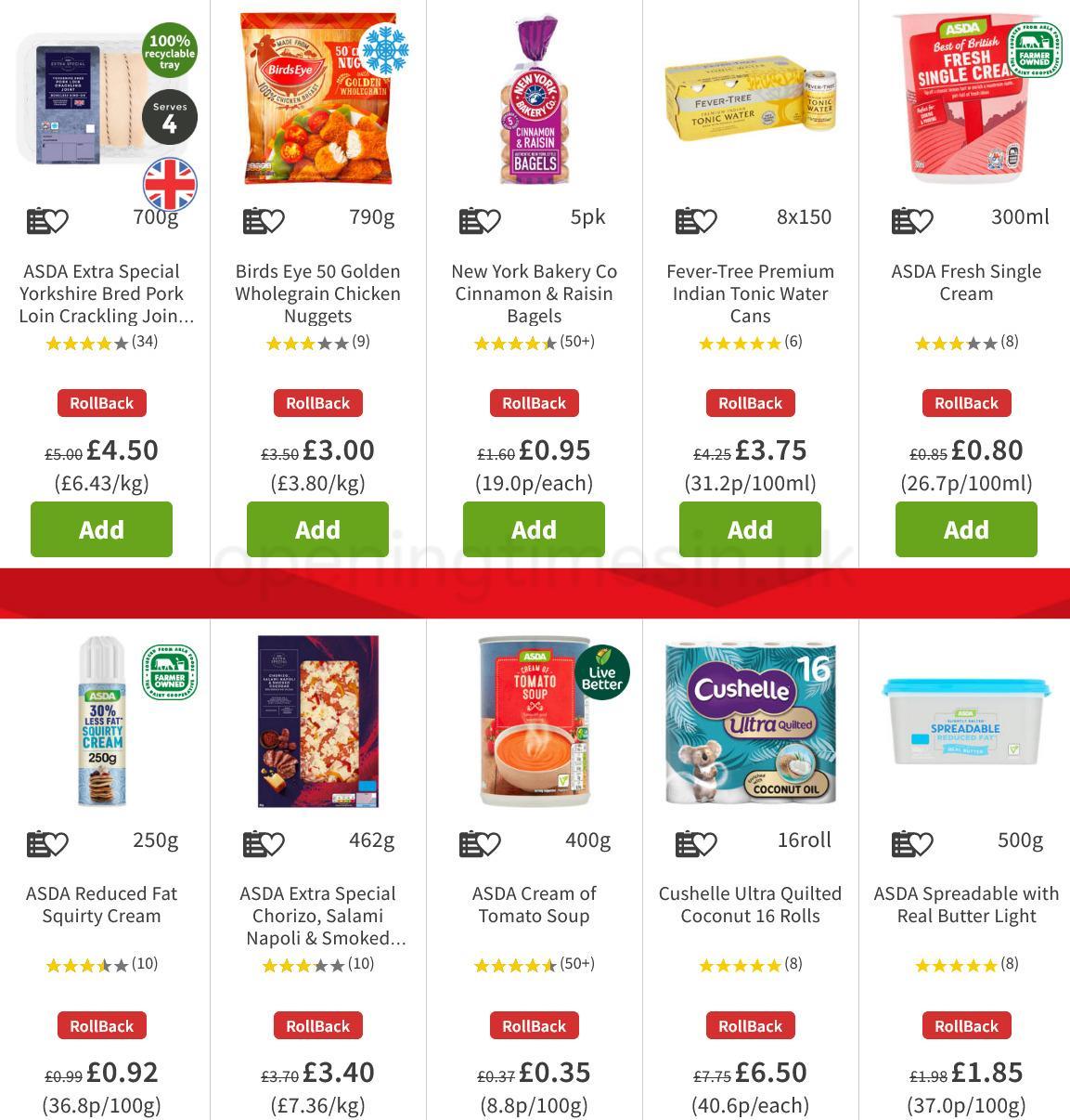 ASDA Offers from 4 December