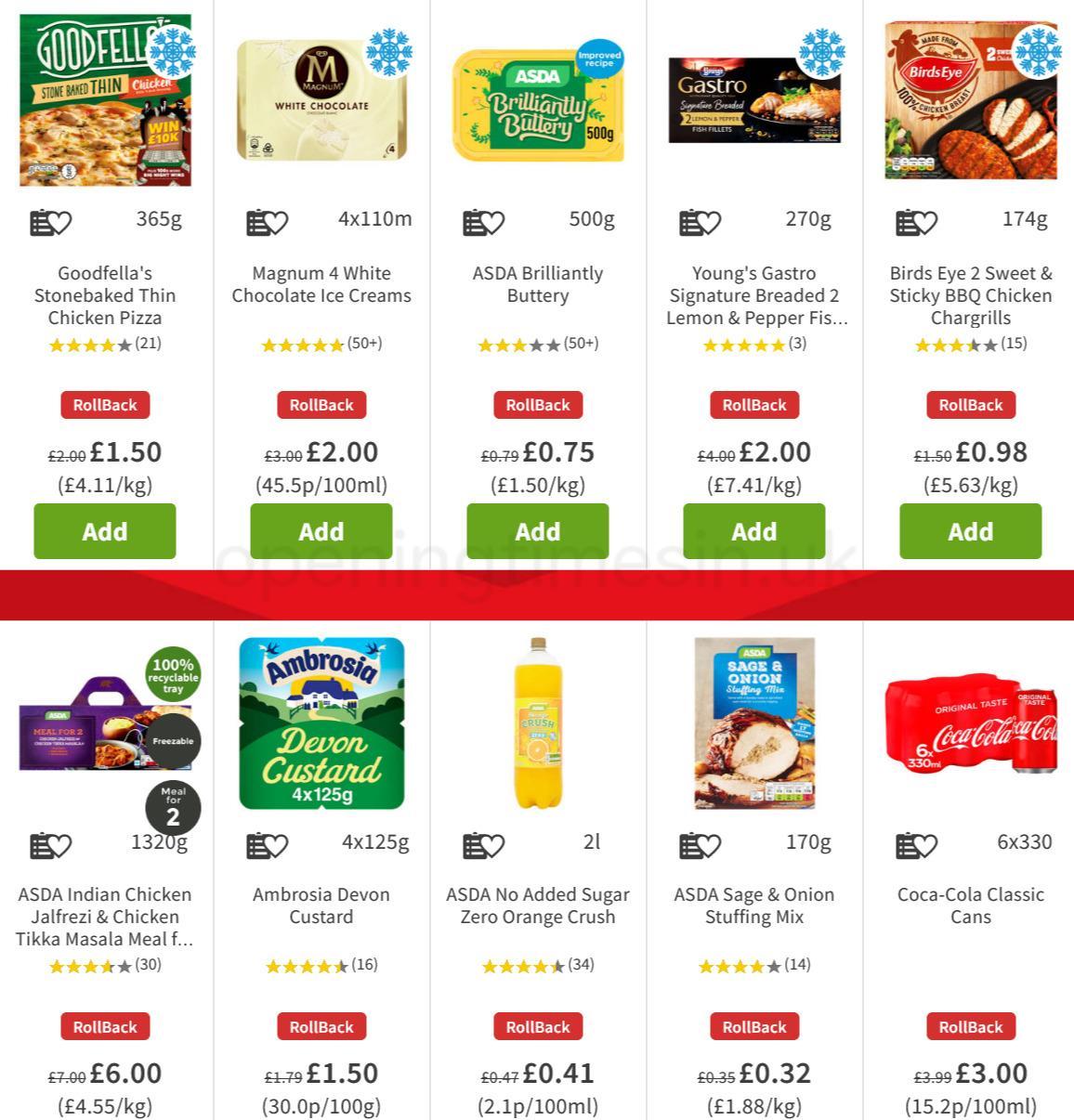 ASDA Offers from 4 December