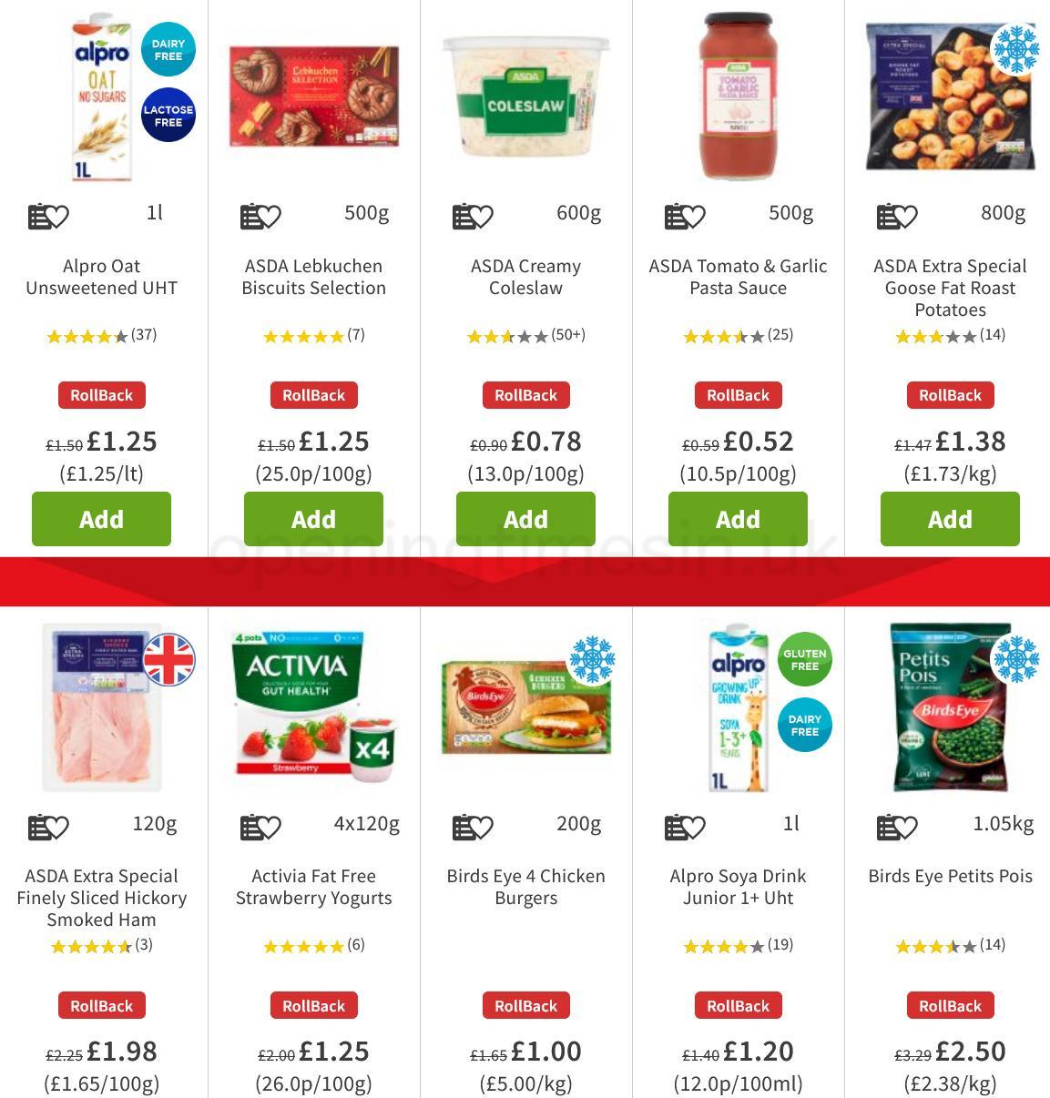 ASDA Offers from 4 December