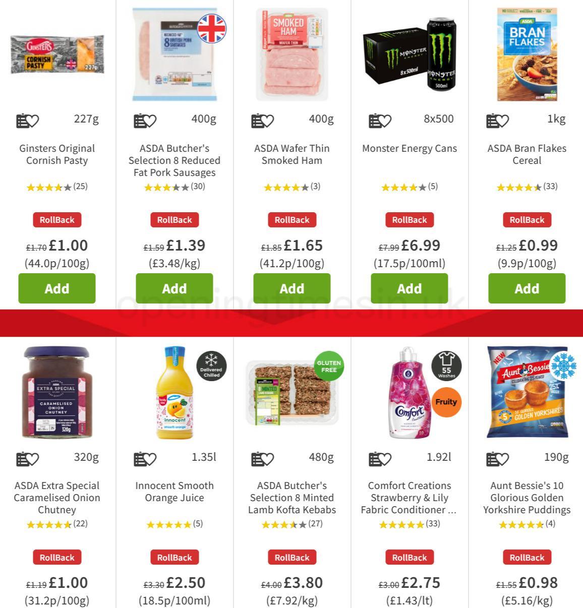 ASDA Offers from 4 December