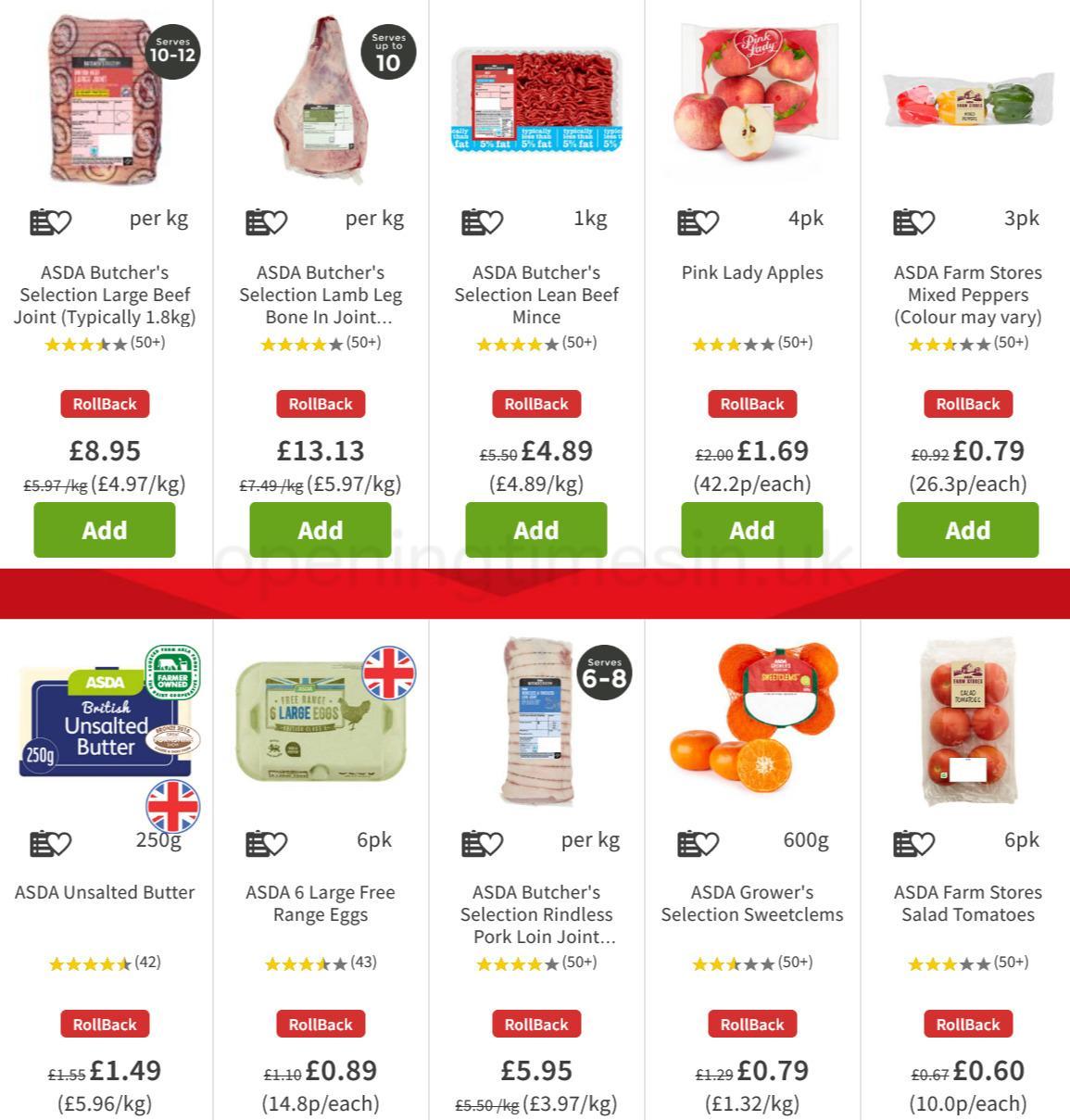 ASDA Offers from 4 December