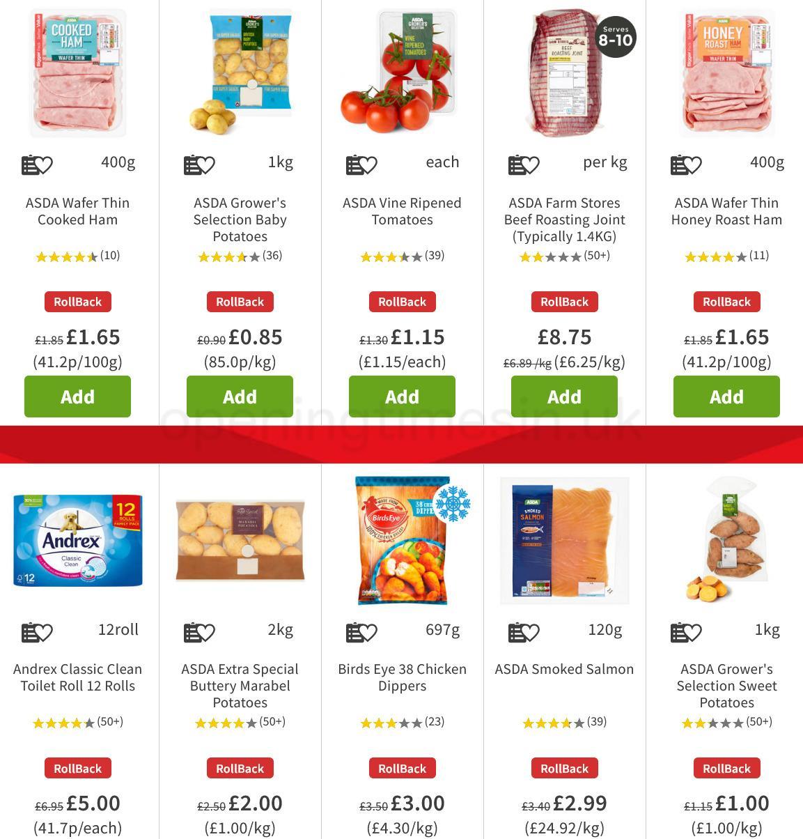 ASDA Offers from 4 December