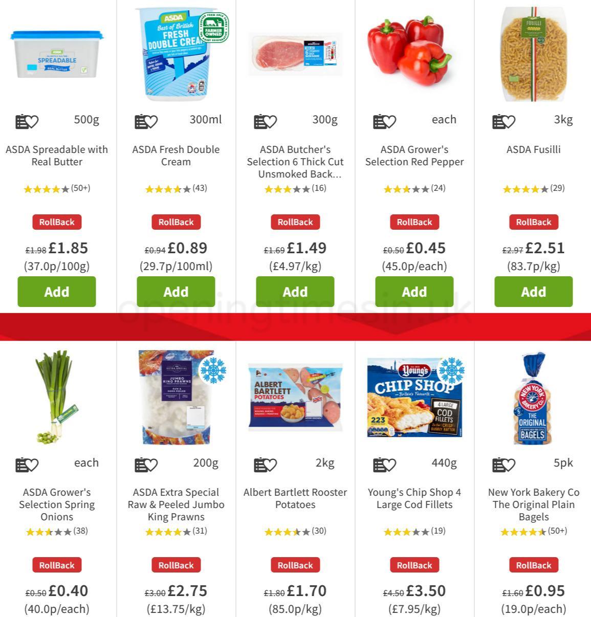 ASDA Offers from 4 December