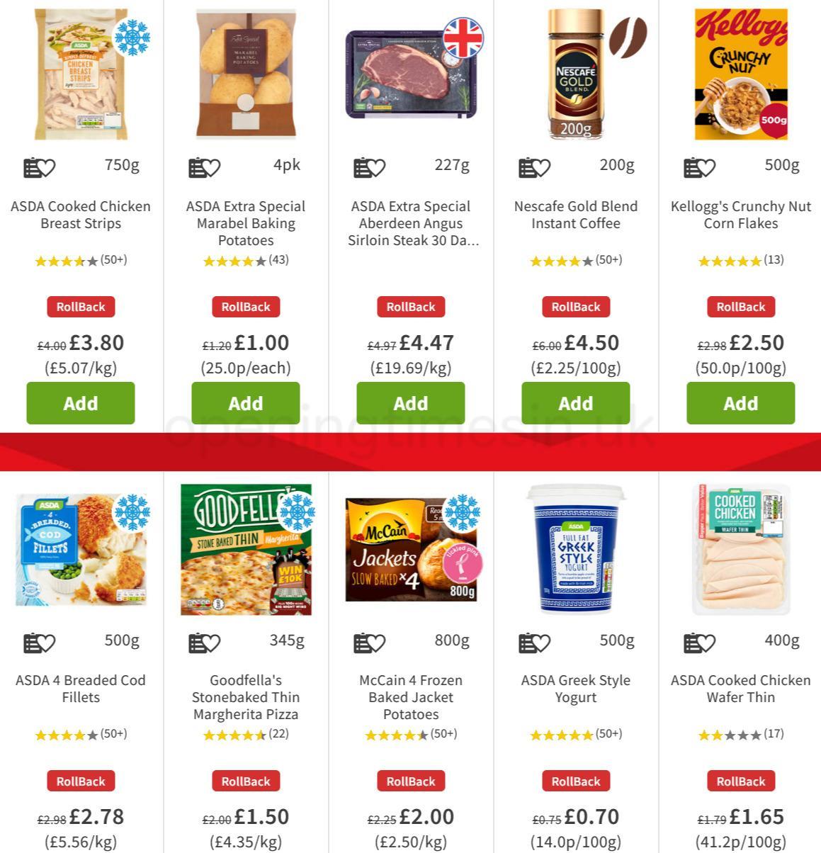 ASDA Offers from 4 December