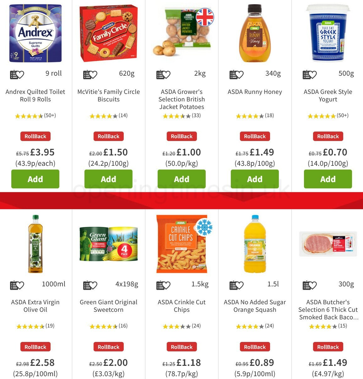 ASDA Offers from 18 December