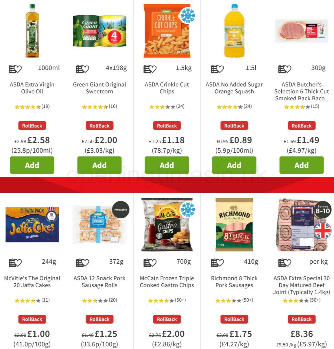 ASDA Offers from 18 December