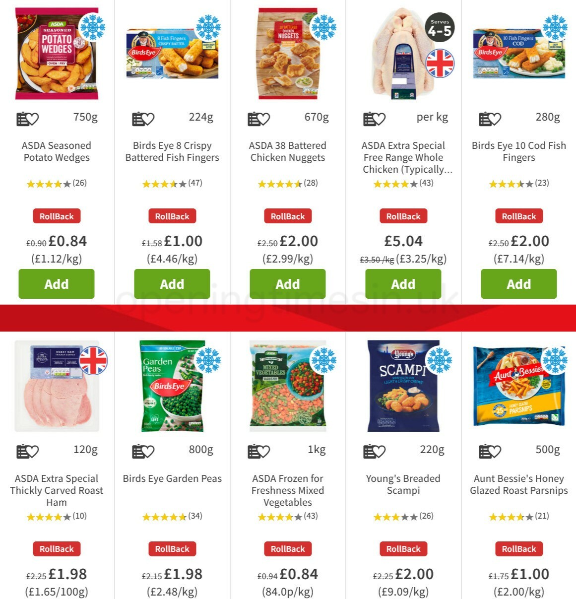 ASDA Offers from 18 December