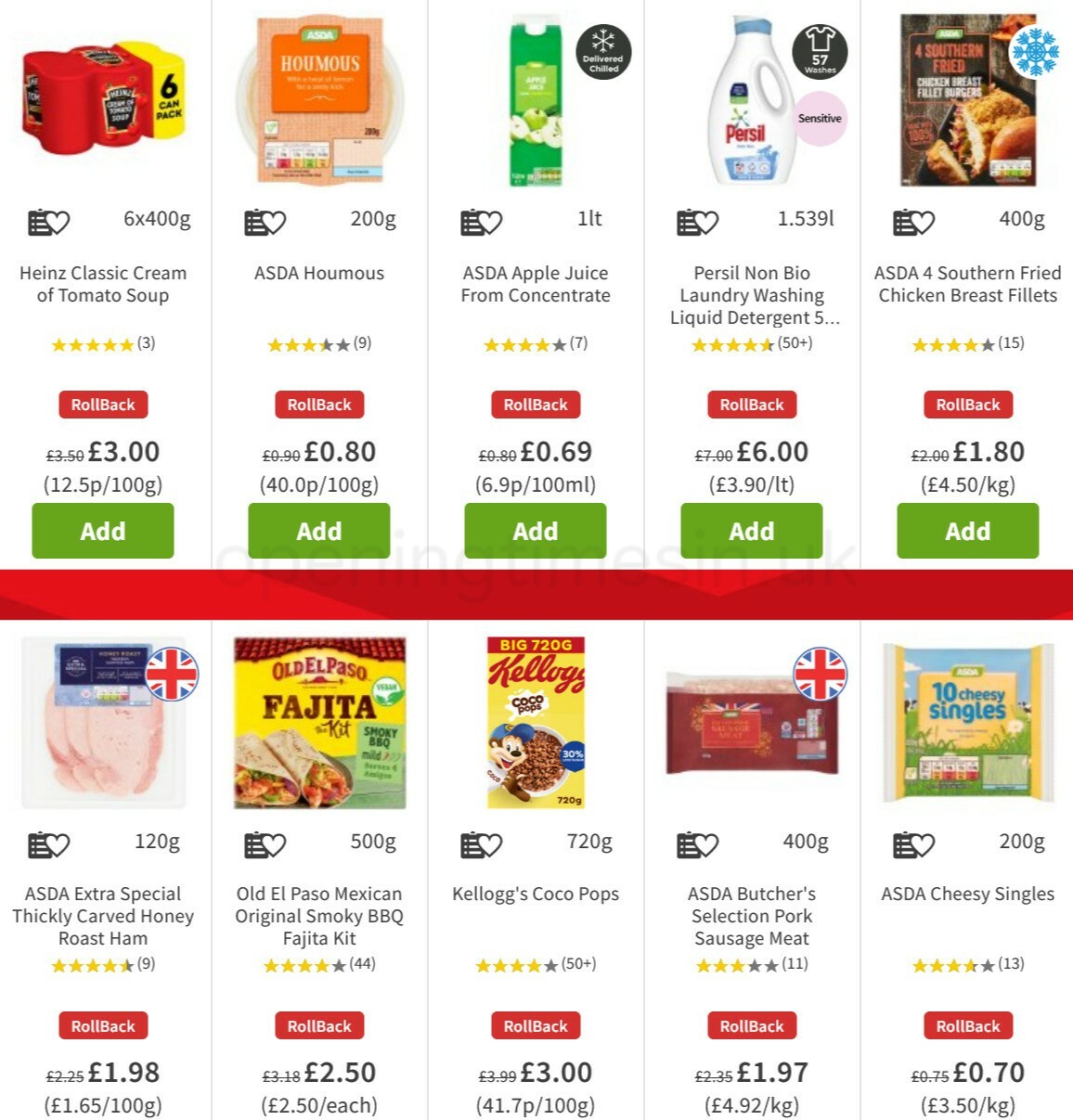 ASDA Offers from 18 December