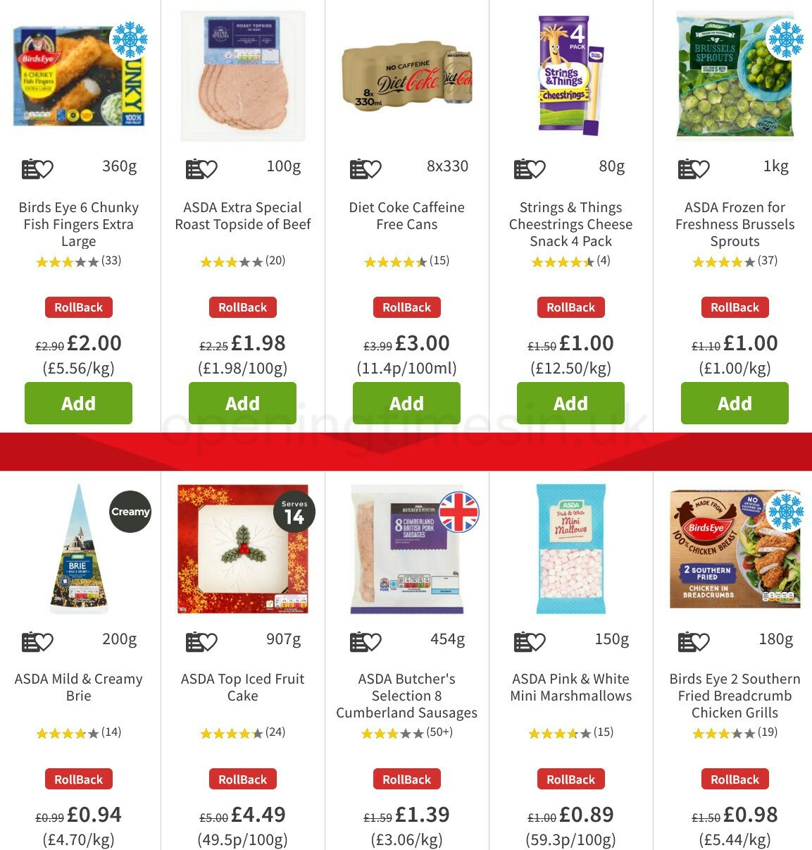 ASDA Offers from 18 December