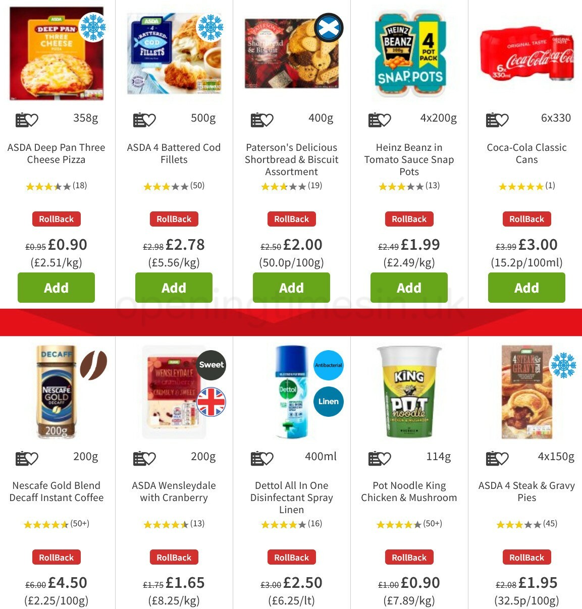 ASDA Offers from 18 December