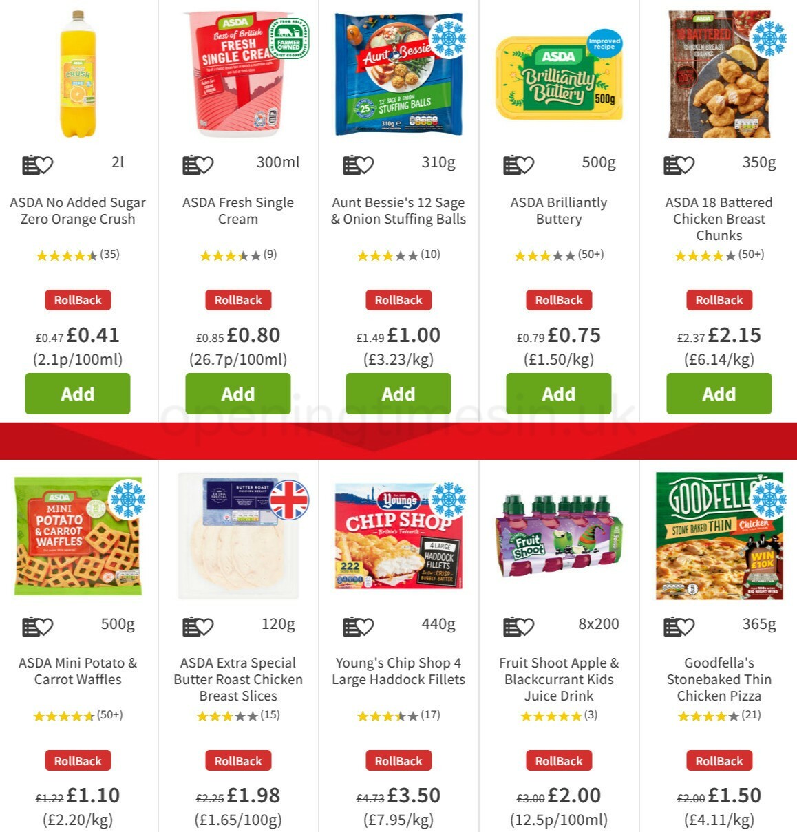 ASDA Offers from 18 December