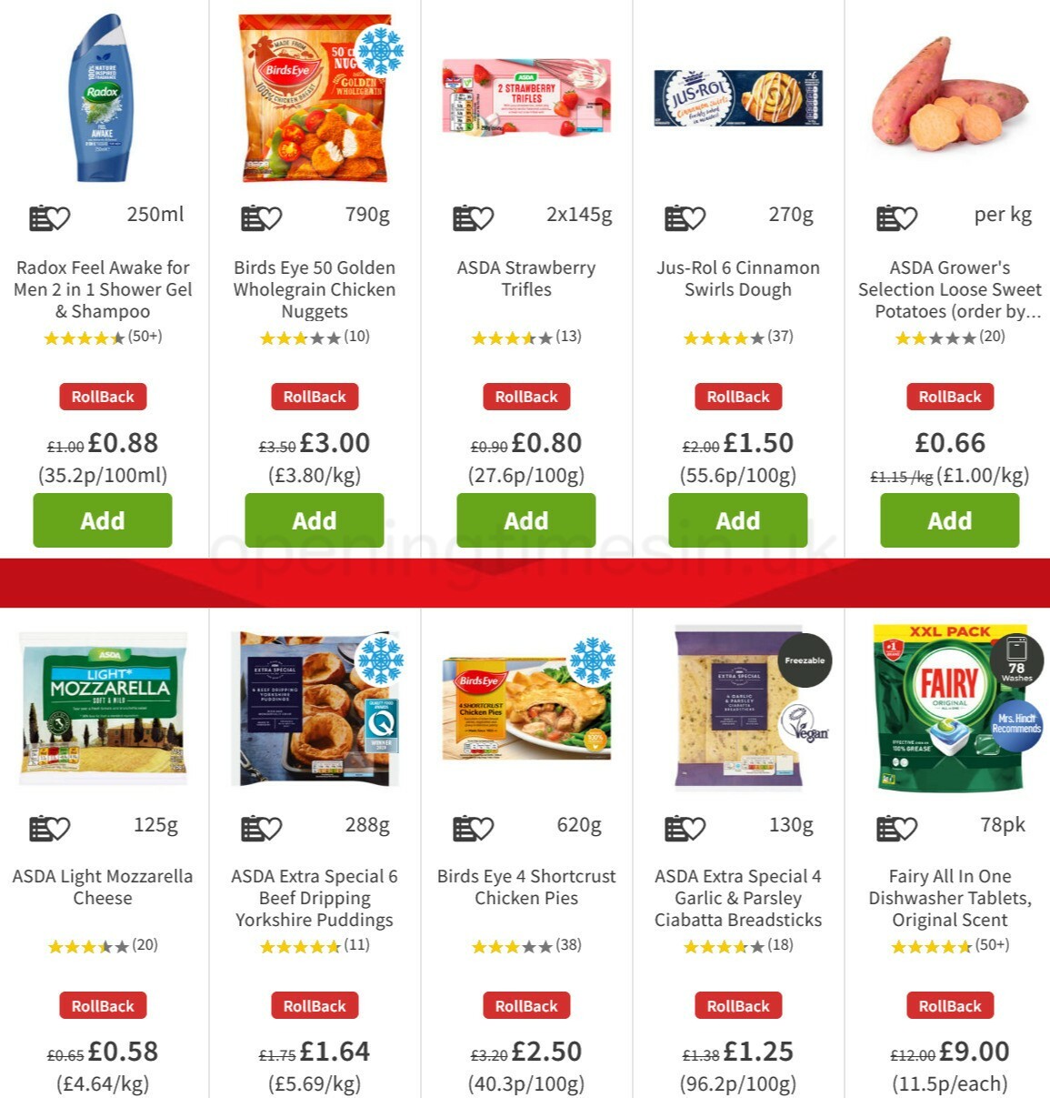 ASDA Offers from 18 December