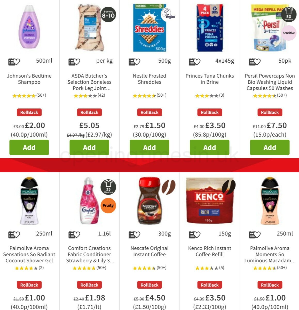 ASDA Offers from 18 December