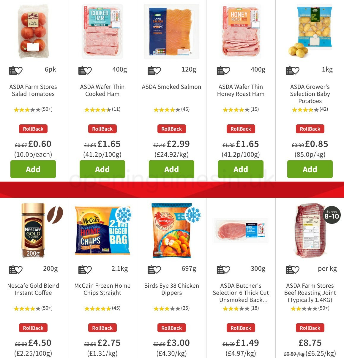 ASDA Offers from 18 December