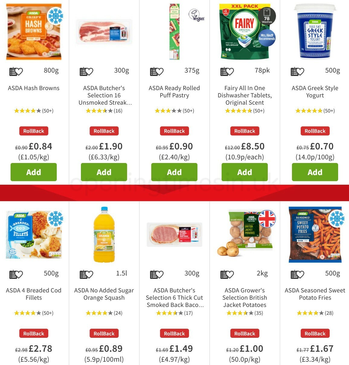 ASDA Offers from 14 January