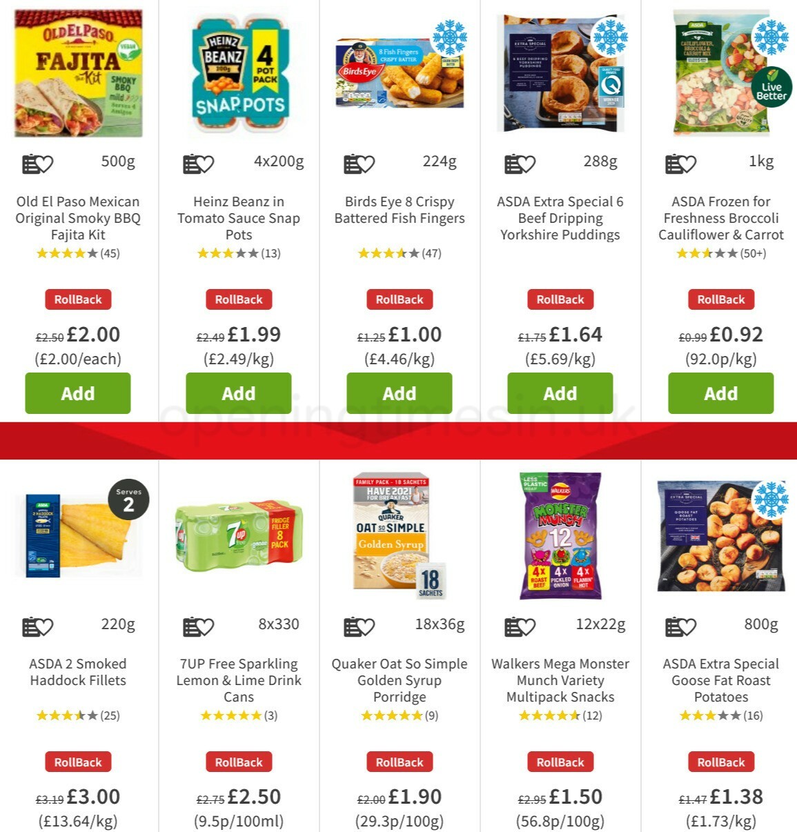 ASDA Offers from 14 January