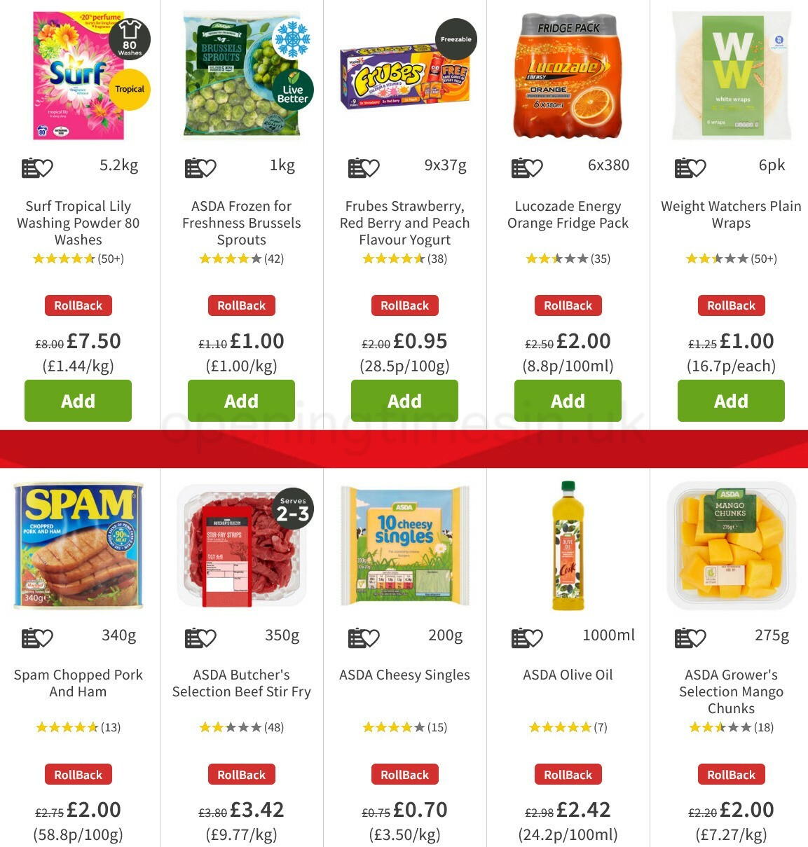 ASDA Offers from 14 January