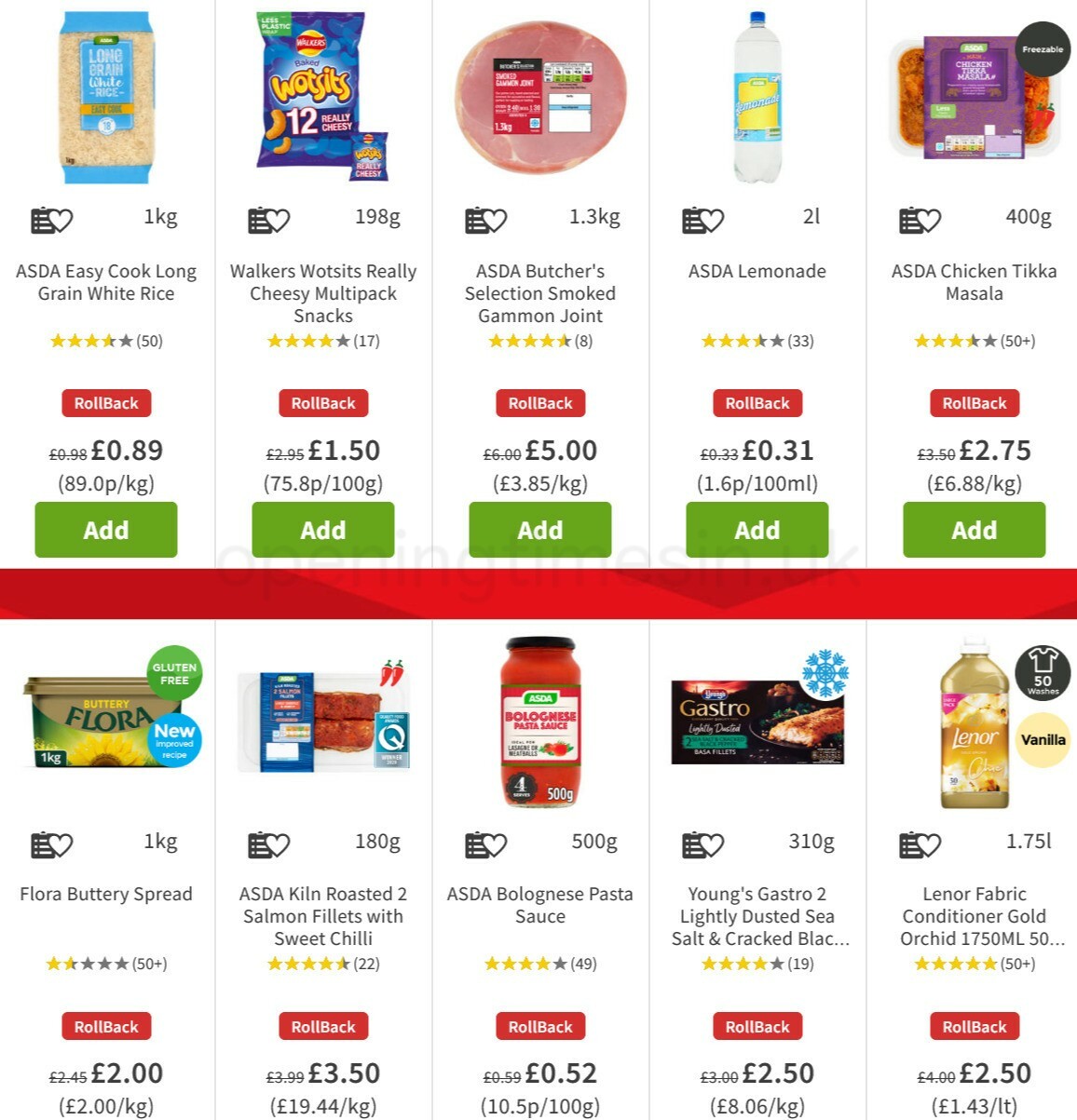 ASDA Offers from 14 January