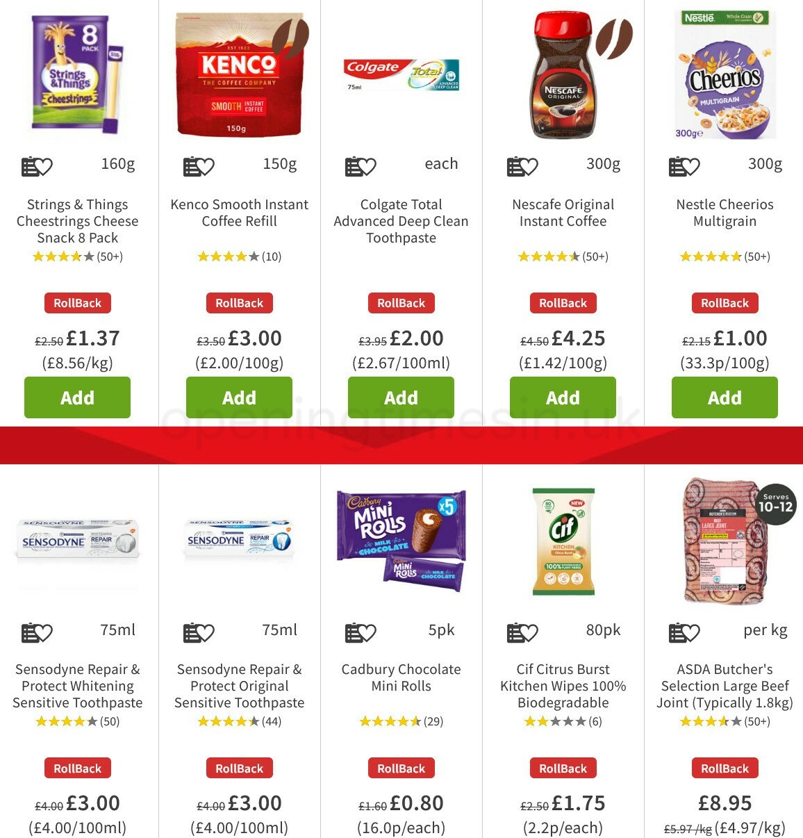 ASDA Offers from 14 January