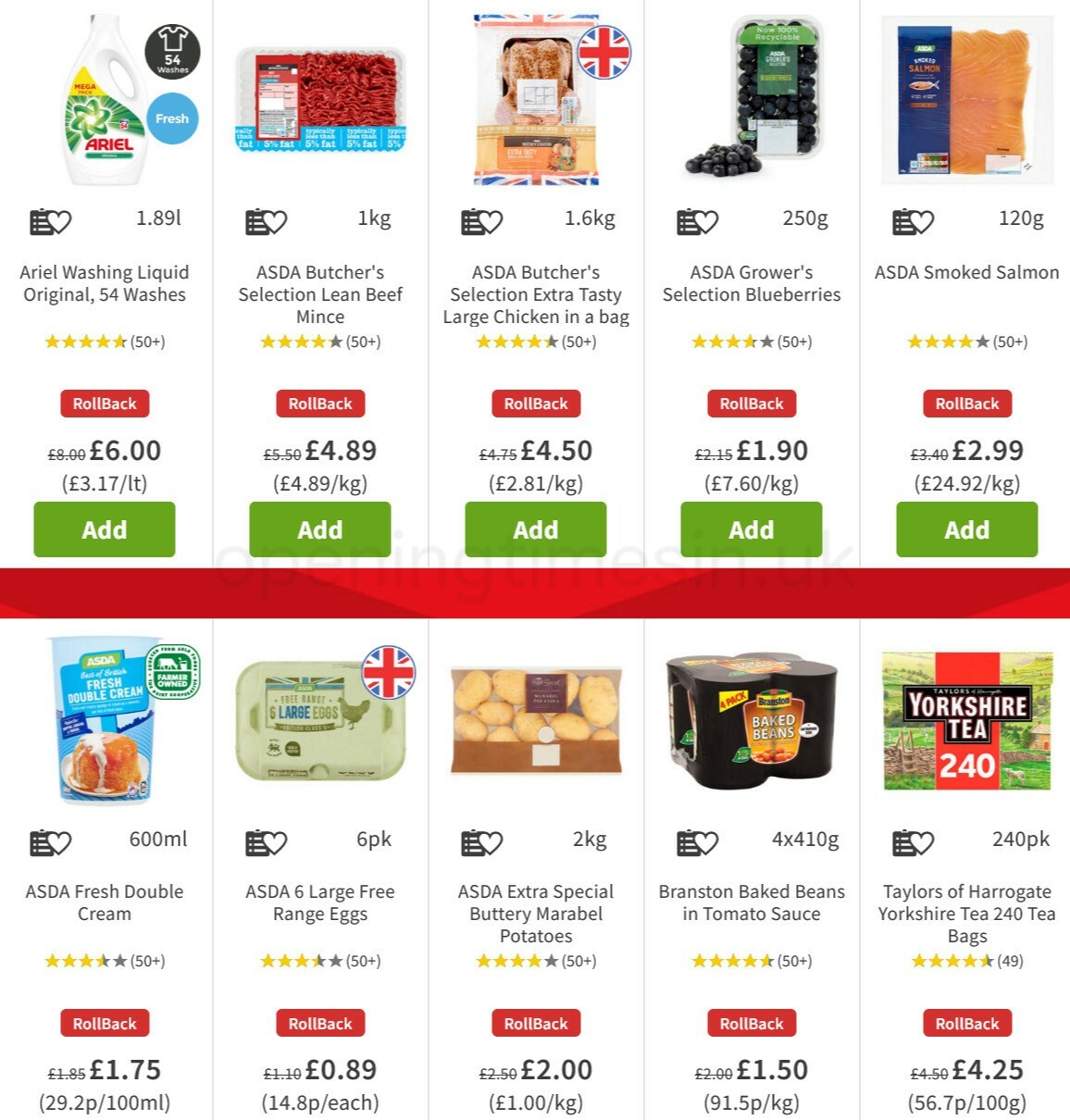 ASDA Offers from 14 January