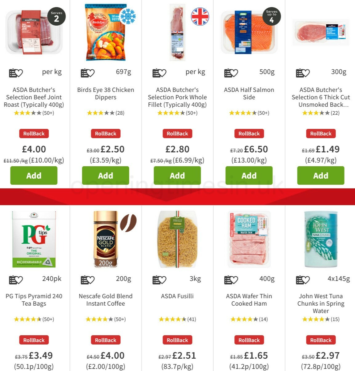 ASDA Offers from 14 January