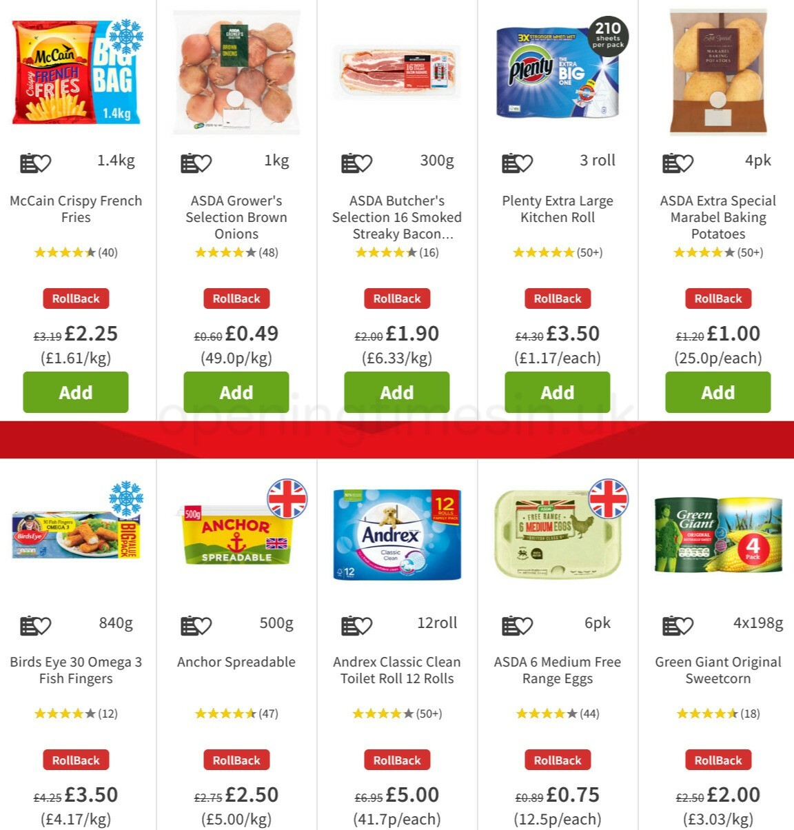 ASDA Offers from 14 January