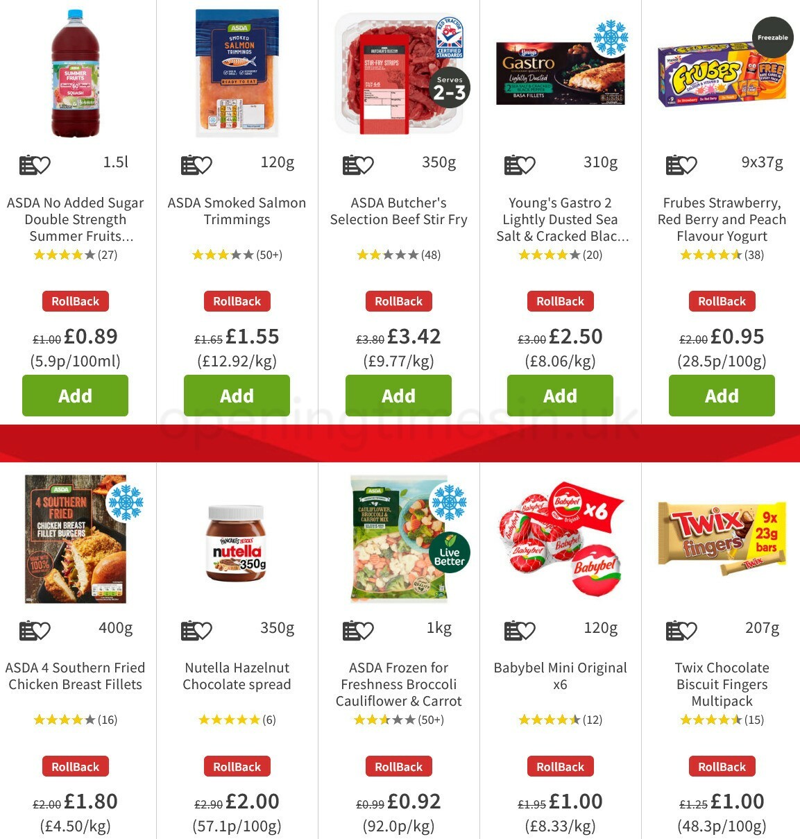 ASDA Offers from 22 January