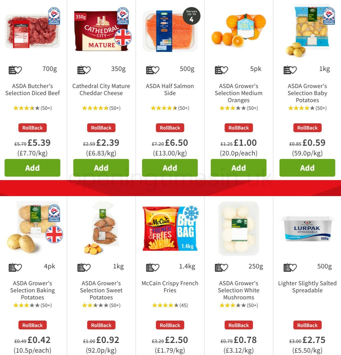 ASDA Offers from 19 February