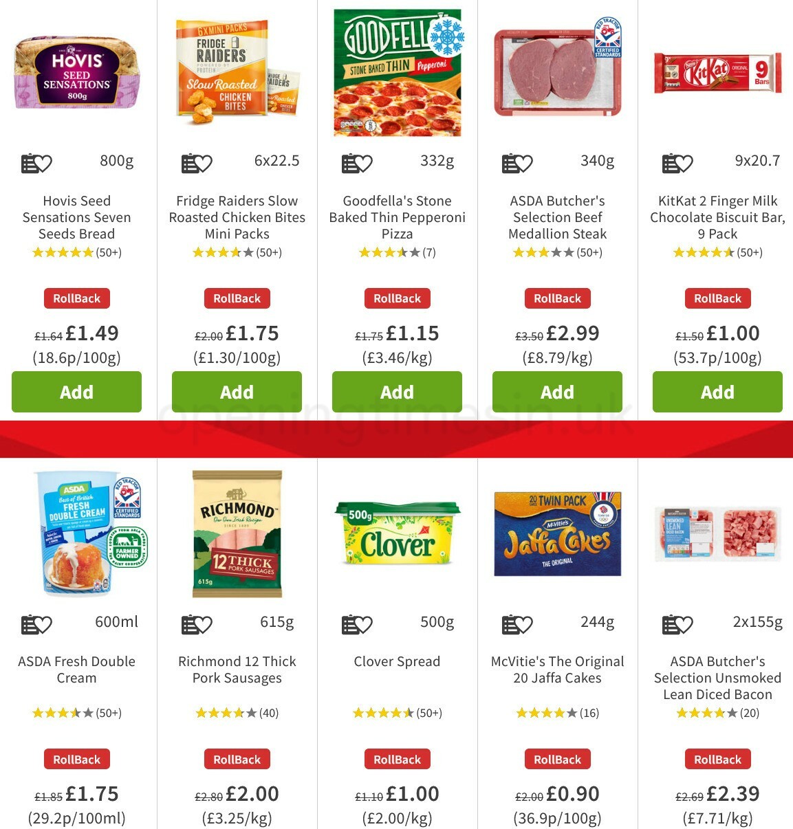 ASDA Offers from 19 February