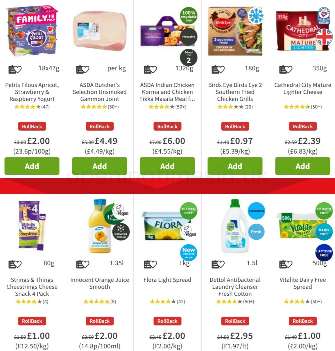 ASDA Offers from 19 February