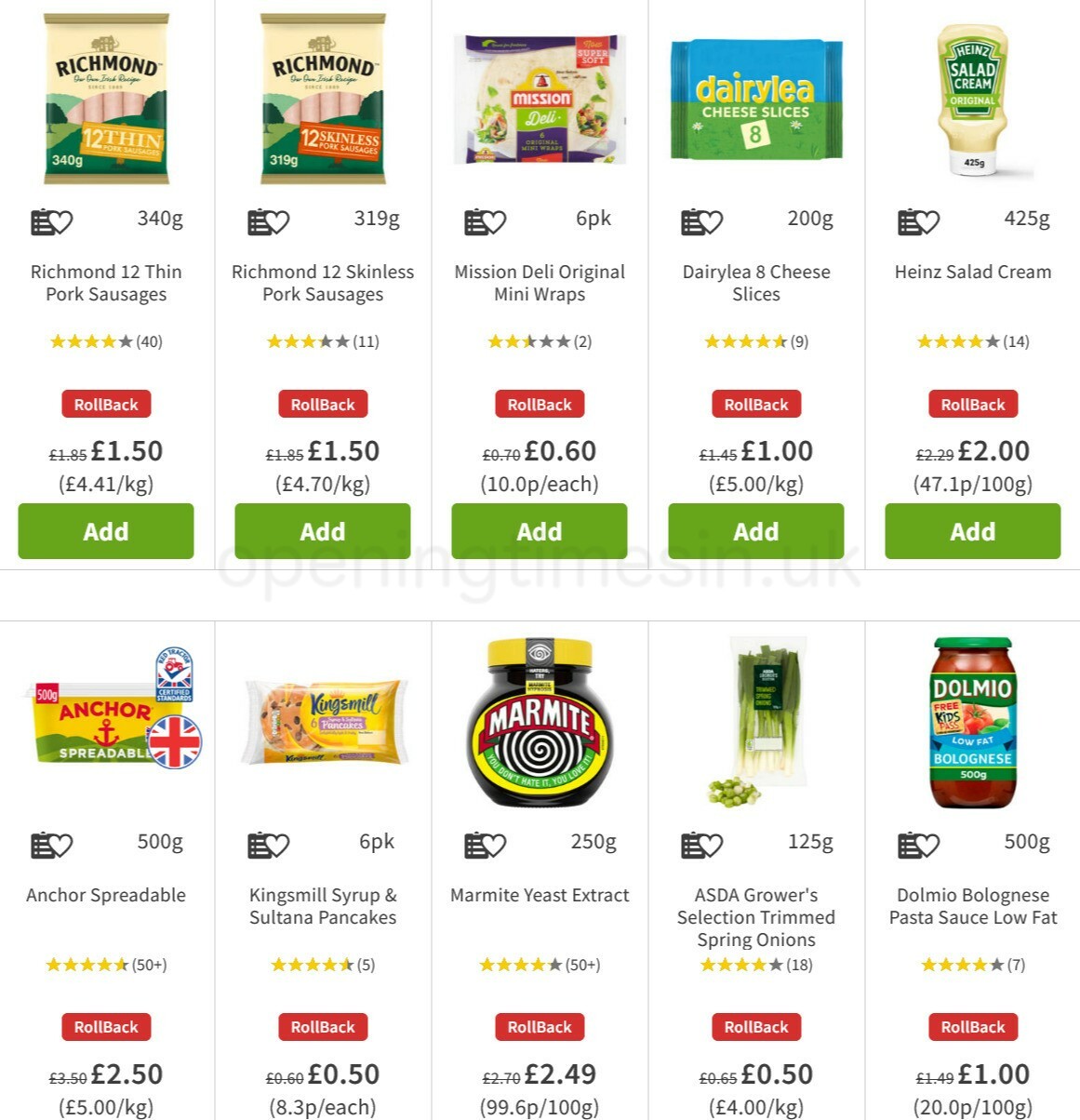 ASDA Offers from 25 February