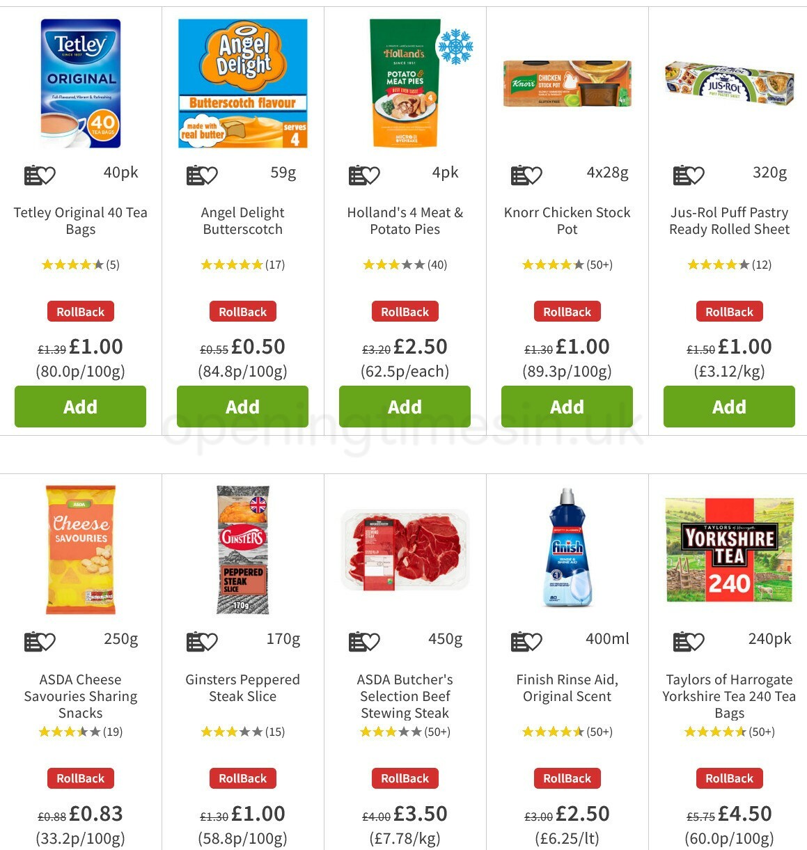 ASDA Offers from 25 February