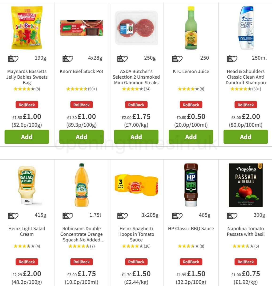 ASDA Offers from 25 February