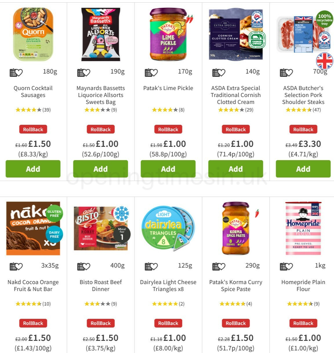 ASDA Offers from 25 February