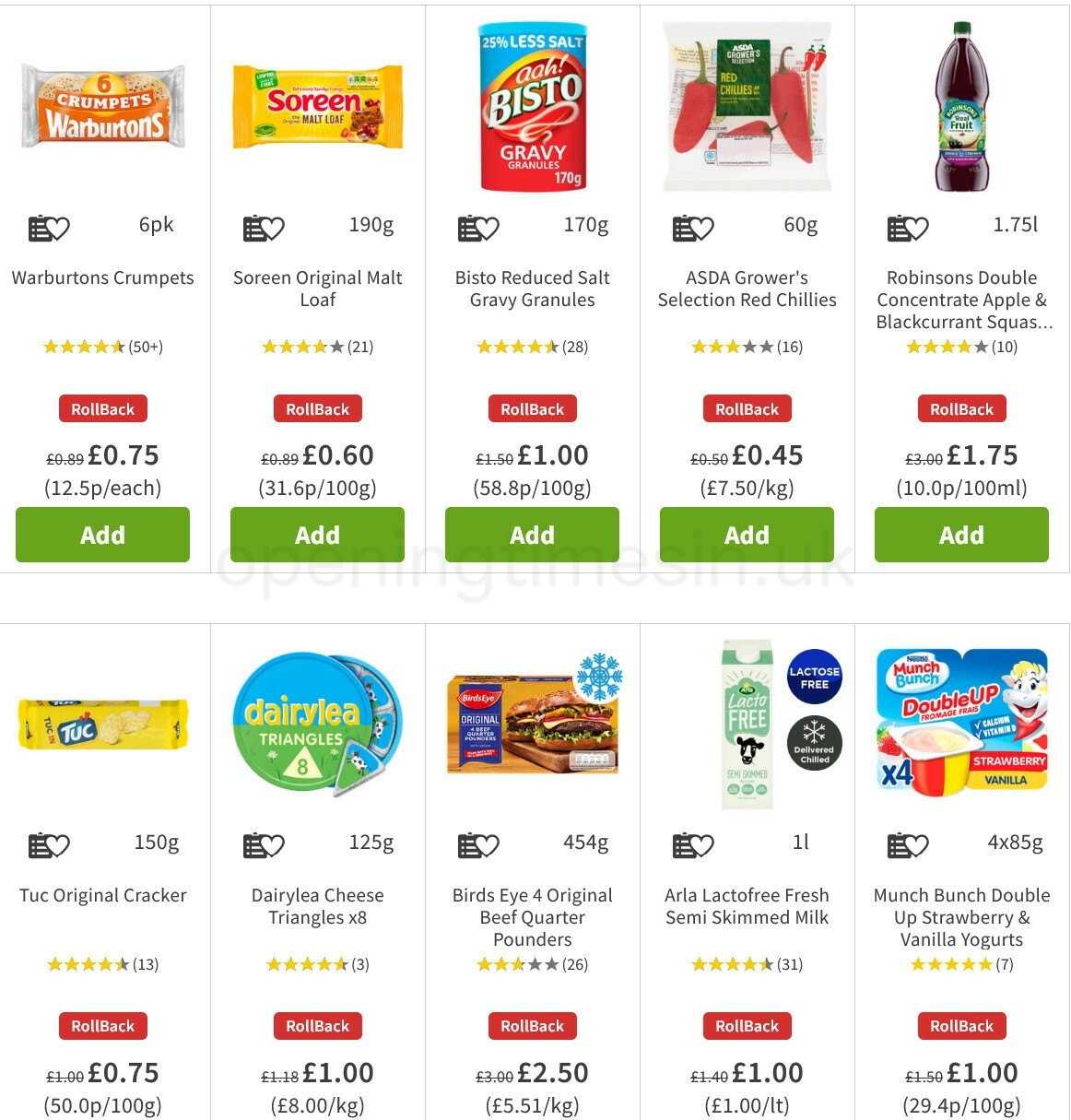 ASDA Offers from 25 February