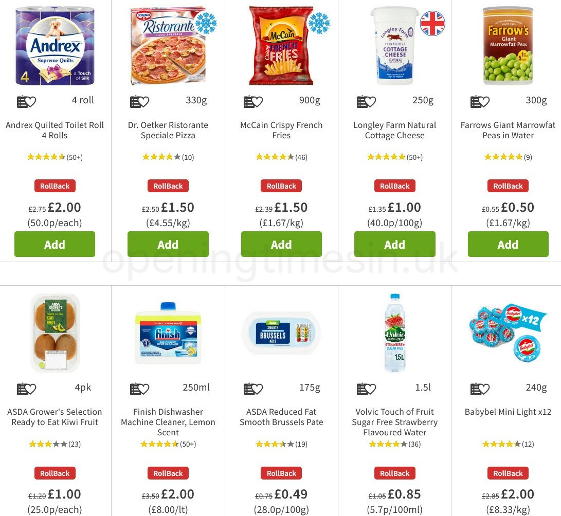 ASDA Offers from 4 March