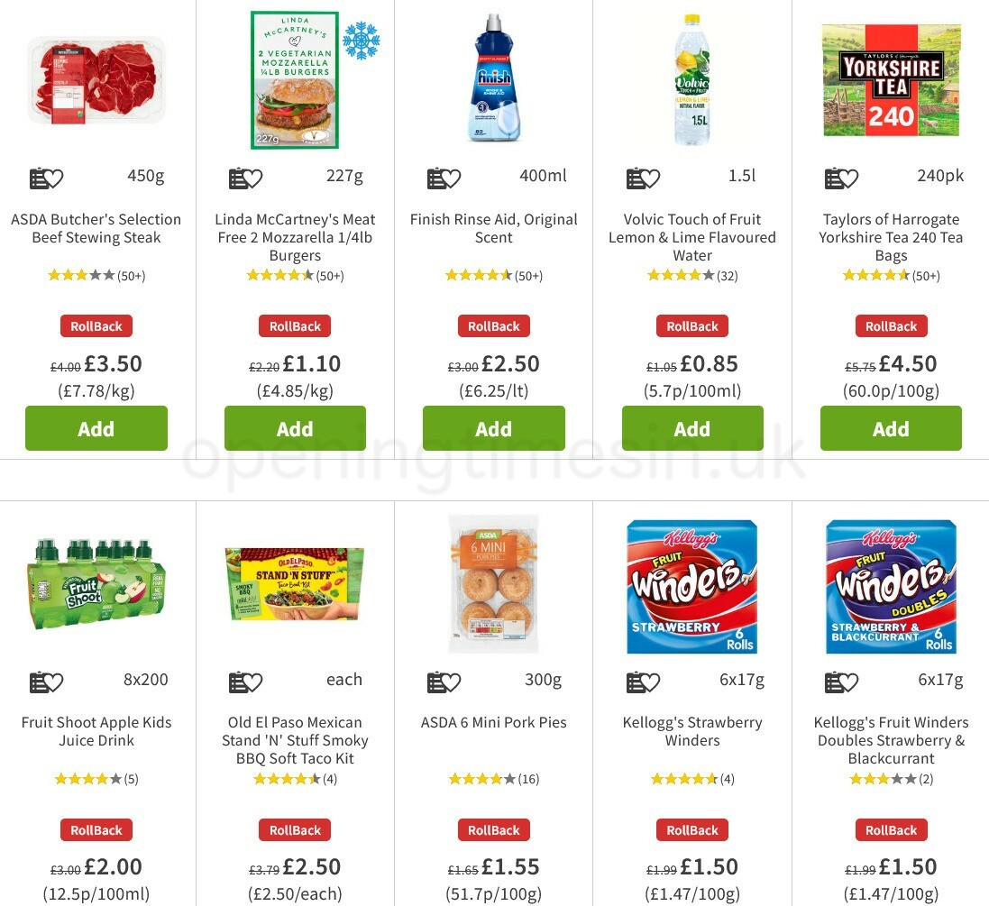 ASDA Offers from 4 March