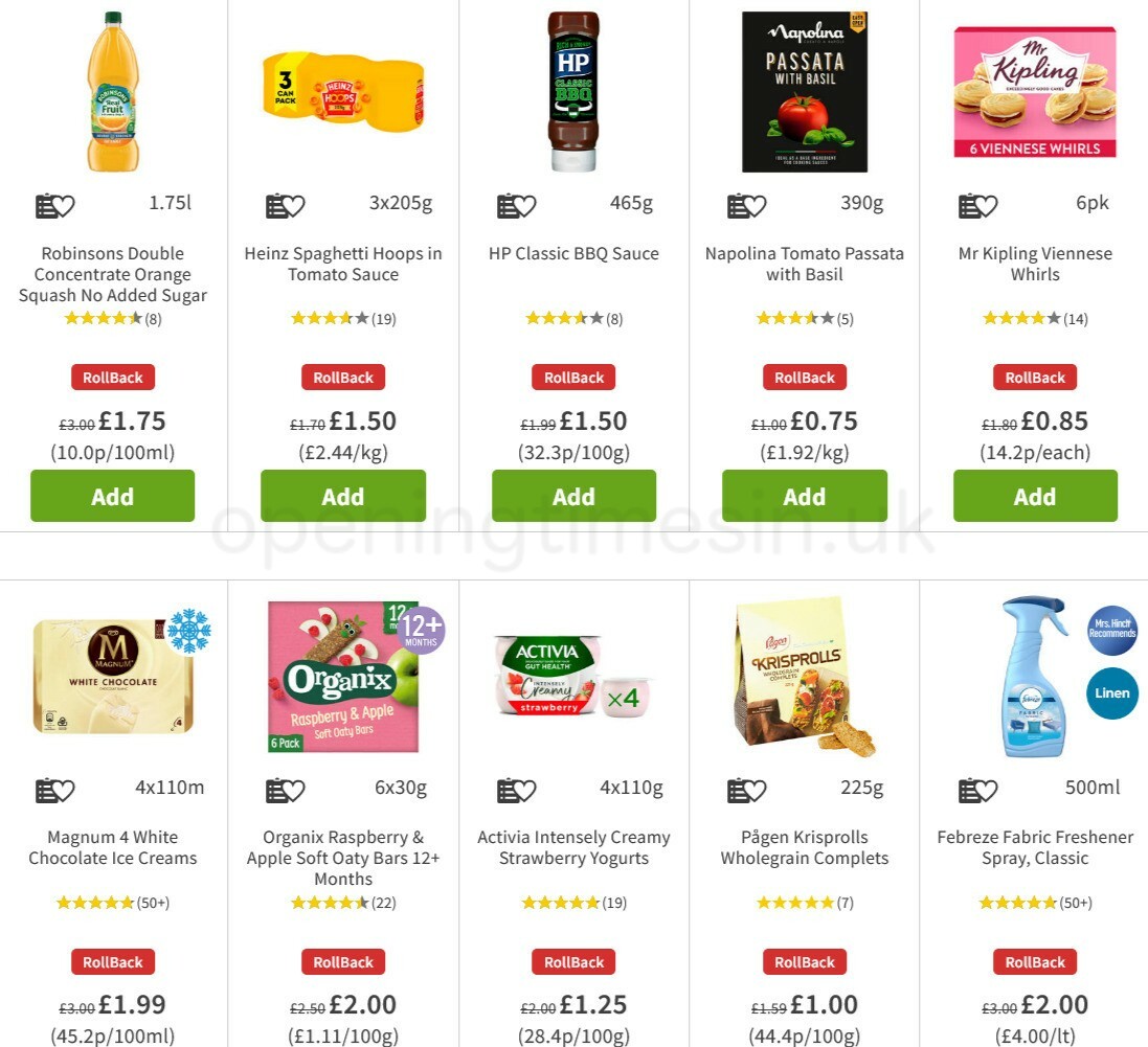 ASDA Offers from 4 March