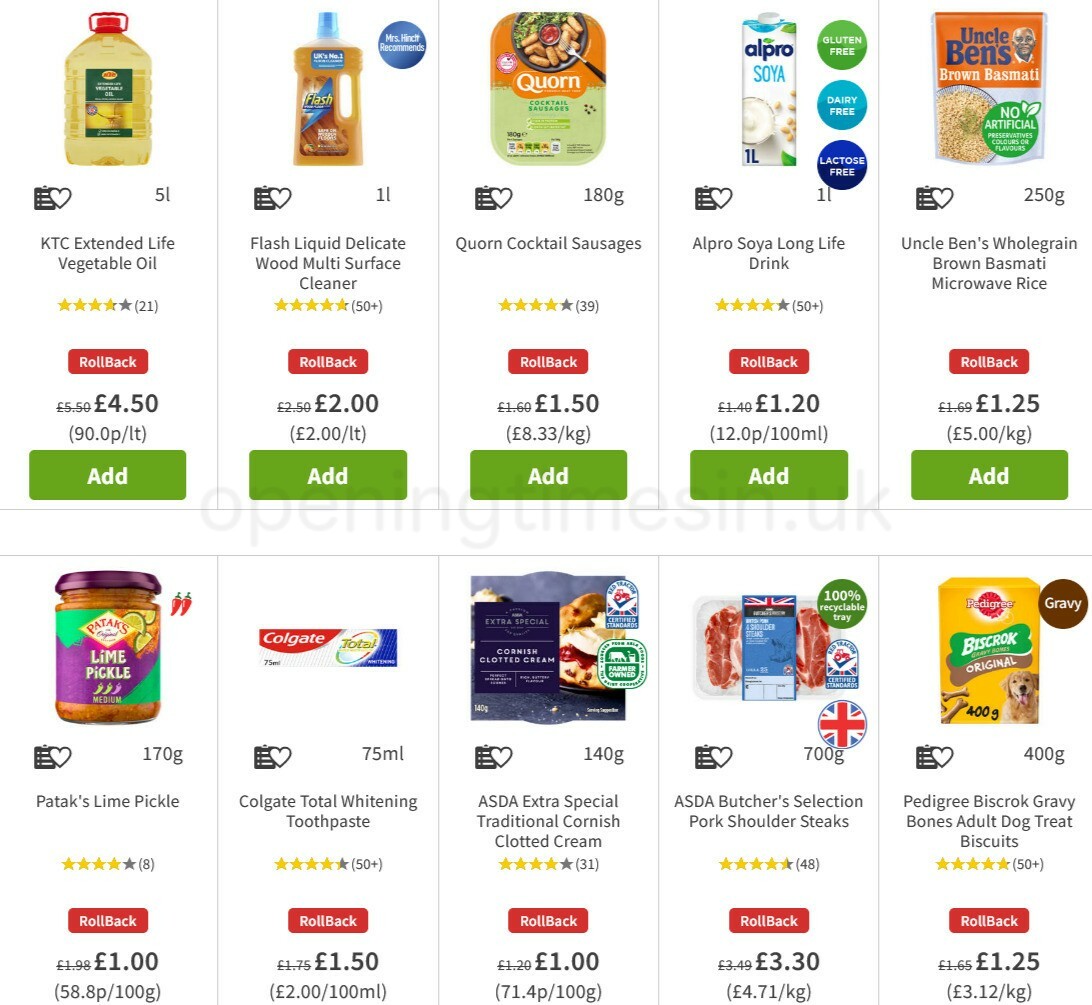 ASDA Offers from 4 March