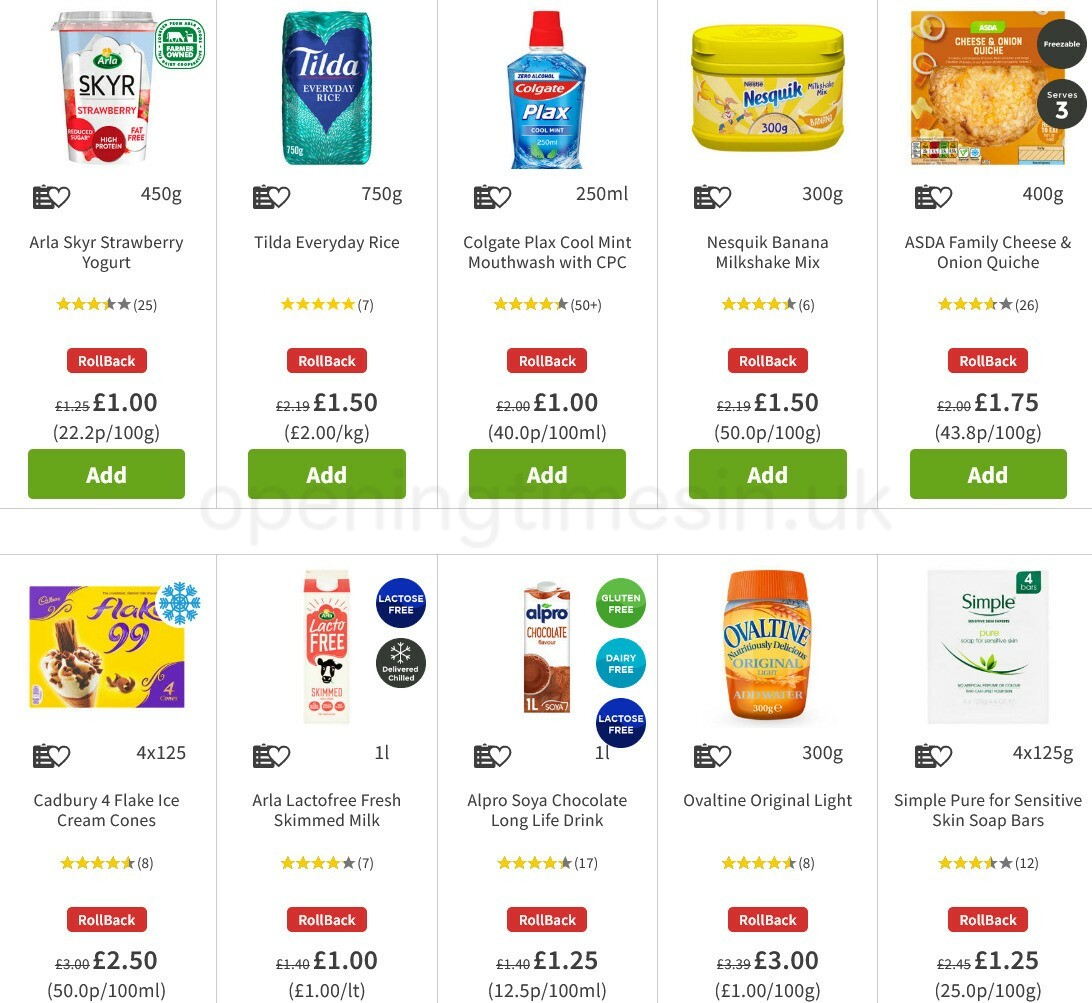 ASDA Offers from 4 March