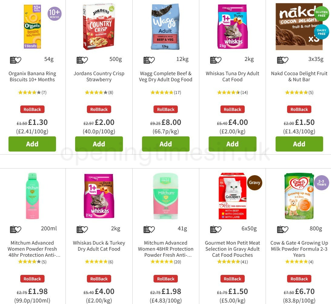 ASDA Offers from 4 March