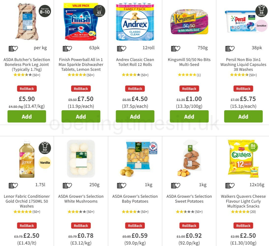 ASDA Offers from 4 March