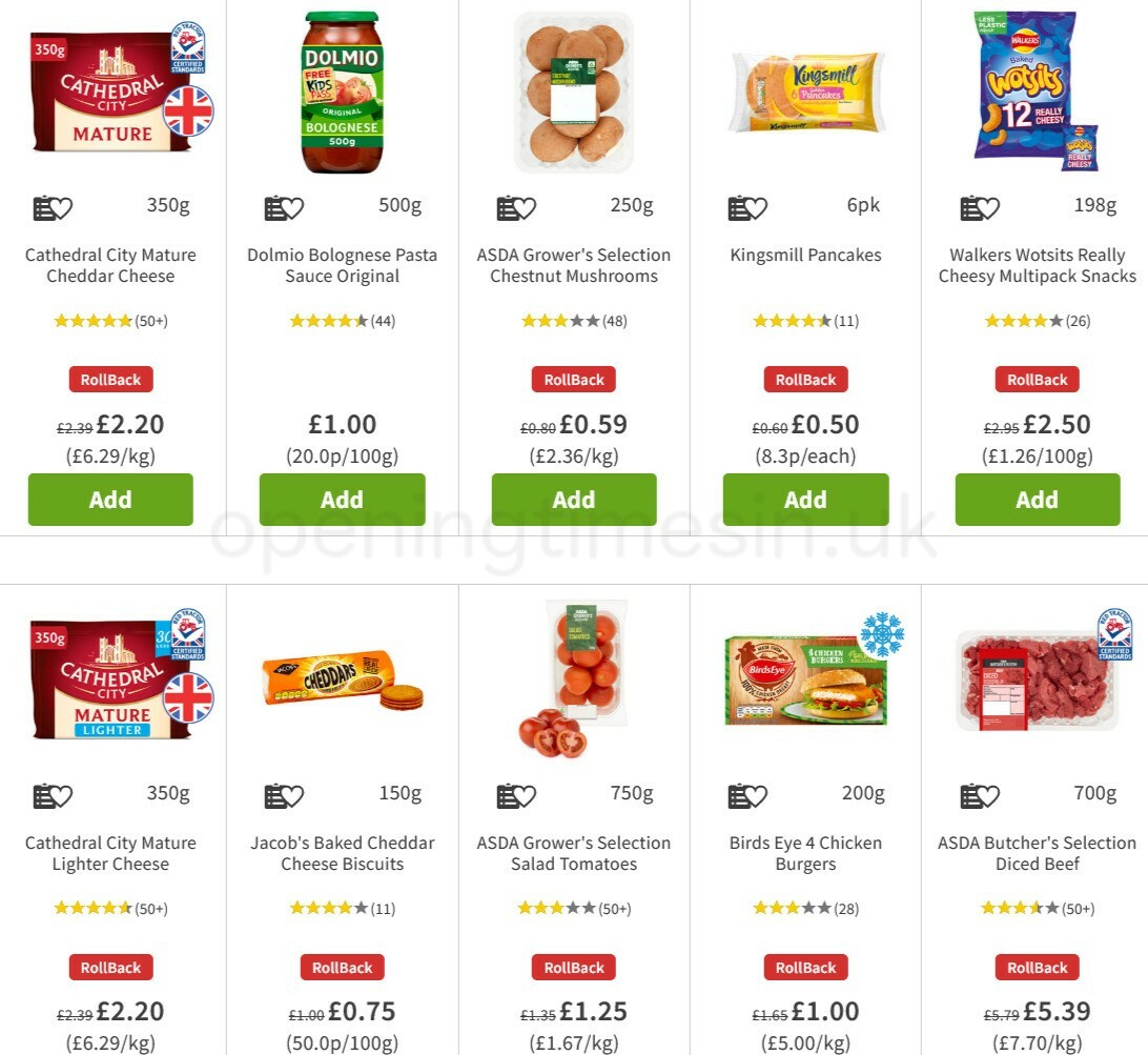 ASDA Offers from 4 March