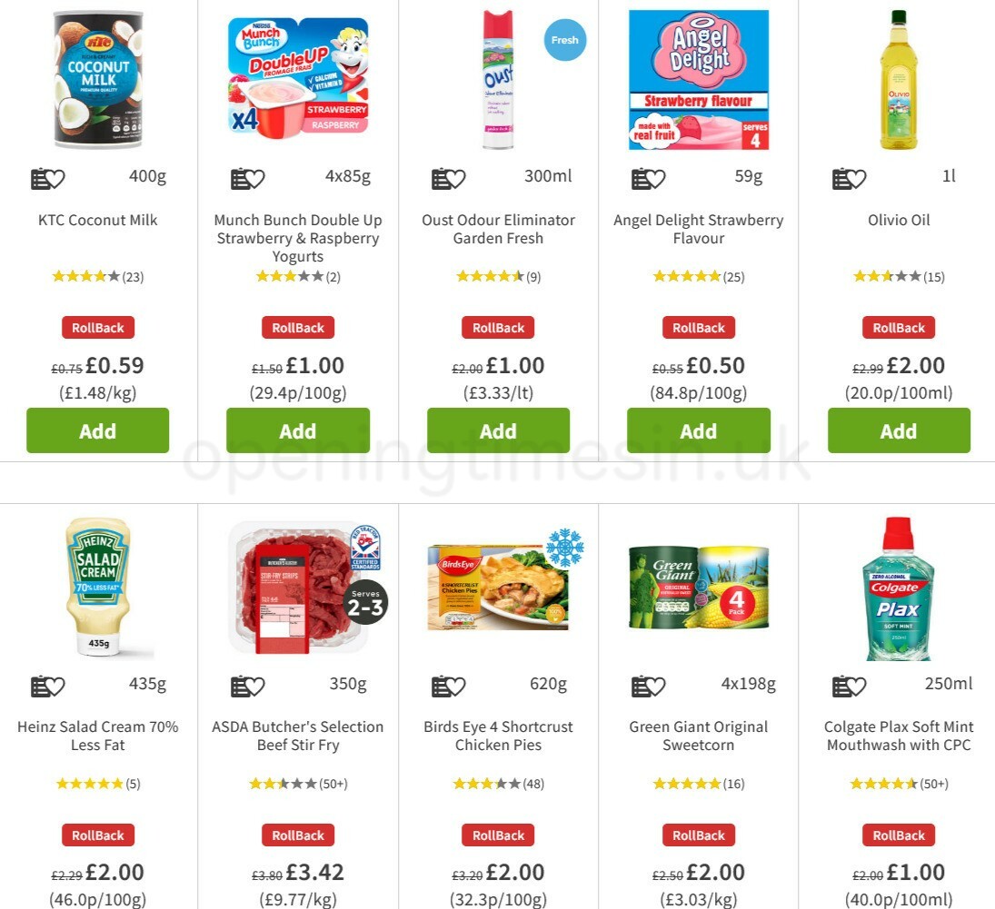 ASDA Offers from 4 March